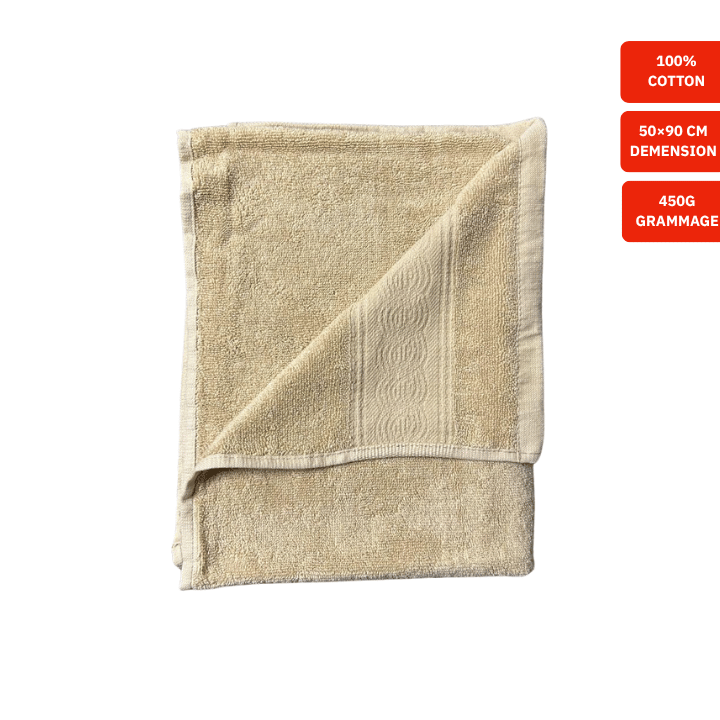 Serviette Éponge Teintée beige